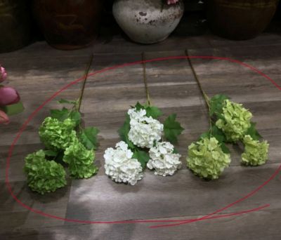 گل ادریسی لمسی سه سر مشابه طبیعی